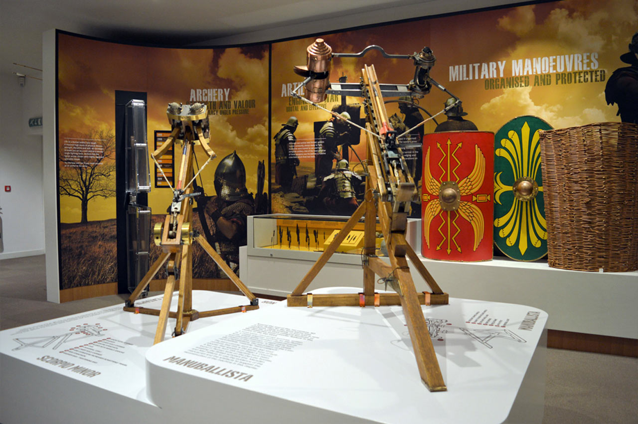 Roman Army Museum Ballista display