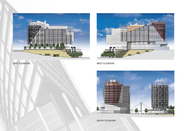 elevations of the South Shore development